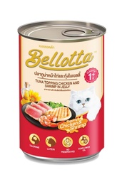 Bellotta Tuna Topping Chicken and Shrimp in Jelly (400g)