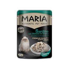 Maria Cat Food Sardine with Shirasu in Gravy (70g)