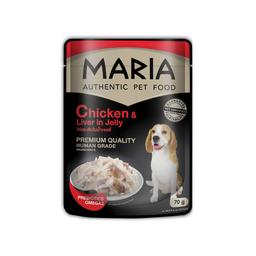 Maria Dog Food Chicken & Liver in Jelly (70g)