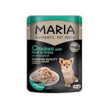 Maria Dog Food Chicken with Beef in Gravy (70g)