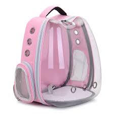 Pet Carrier Bag Heart Shape(Pink)